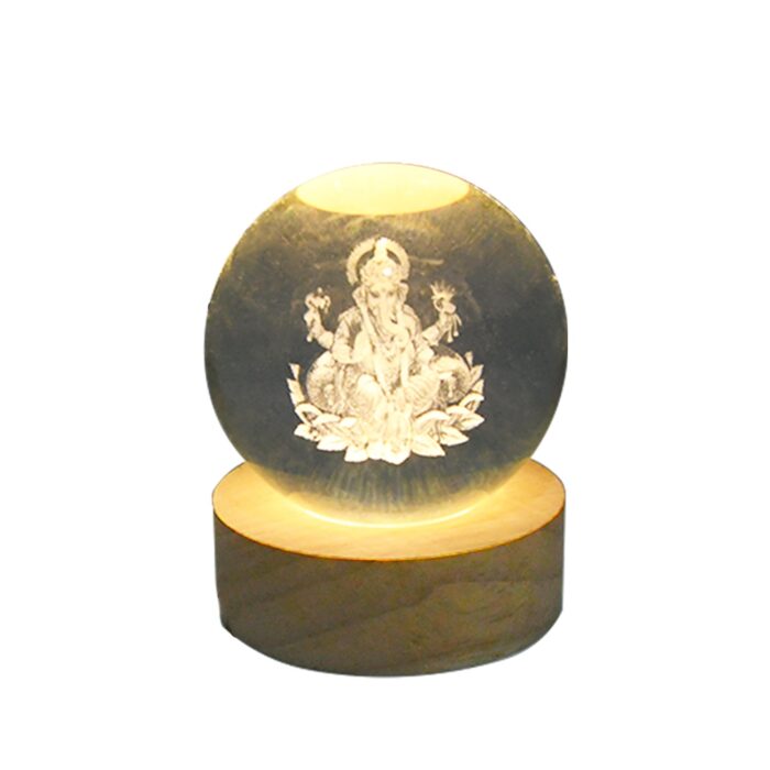 3D Crystal Ball lamps for Bedroom 3D Lamps for Home Decoration 3D Crystal Ball Night Light Gifts for Women Gifts for Men Room Decor Items for Bedroom for Friend and Family (1 Pc) - Image 5