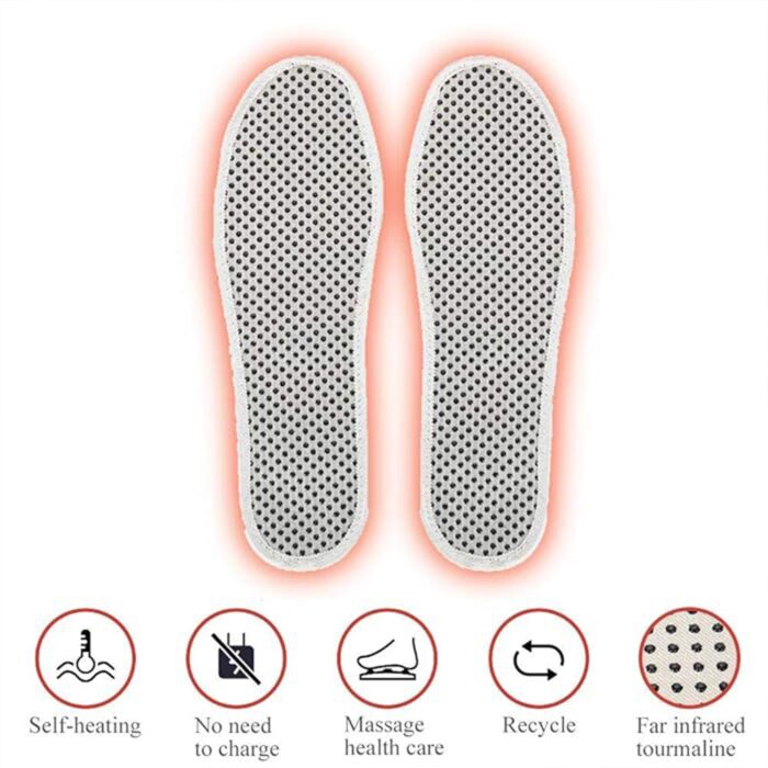 Massage Magnetic Self Heating Insole Shoe, Heating Insole for Women Men - Unisex Warm Insole - Thermal Insoles - Tourmaline Self Heating Shoe Inserts - Warm Shoe Pad (1 Pair) - Image 6