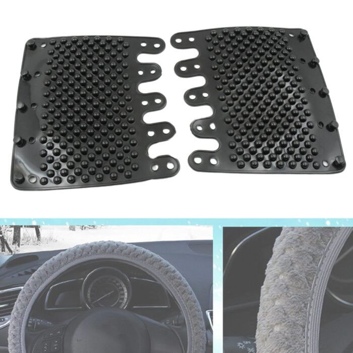 Silicon Car Massage Steering Cover High Quality Suitable For All Car (2 Pc Set) - Image 3
