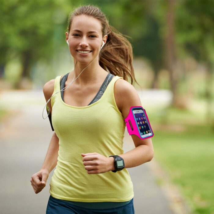 Sports Wrist Bag Running Arm Band Running Armband Phone Arm Pouch Case Cellphone Arm Band Phone Arm Case Holder Sports Phone Armbands Running Phone Holder (1 Pc) - Image 3
