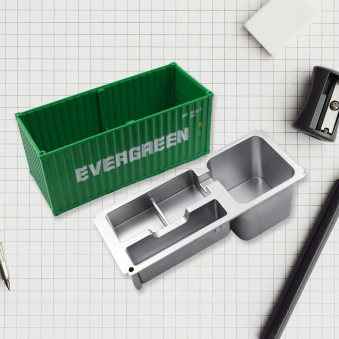 Shipping Container Pen Holder Shipping Container Model Pen Name Cardholder Simulated Container Model For Business Gift - Image 4