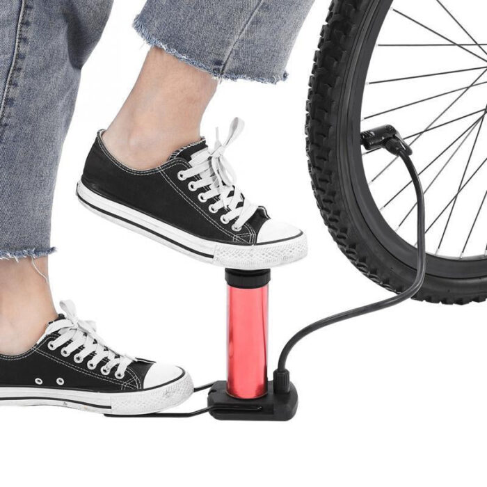 Portable Mini Foot Pump for Bicycle, Bike, and Car - Image 3