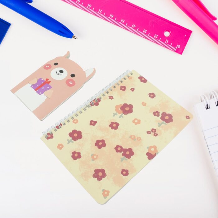 Cartoon Stationery Box  Cartoon Design School Box Book , diary , Pen , Eraser, Sharpner , Sticker & Pen Refill Student Gift School box  (1 box) - Image 3