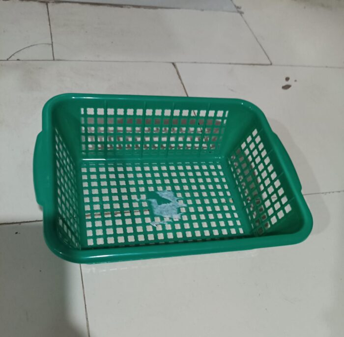 Plastic 1 Pc Kitchen Small Size Dish Rack Drainer Vegetables and Fruits Washing Basket Dish Rack Multipurpose Organizers (29x22CM Mix Color) - Image 5
