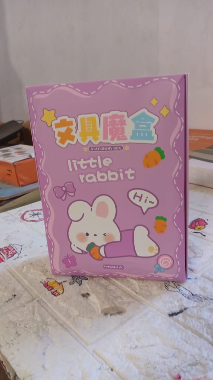 Cartoon Stationery Box  Cartoon Design School Box Book , diary , Pen , Eraser, Sharpner , Sticker & Pen Refill Student Gift School box  (1 box) - Image 11