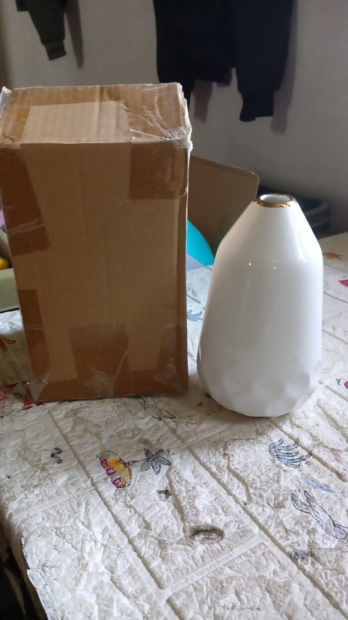 Ceramic Vase / Pot, Flower Vase Flower Arrangement Container Centerpiece Plant Vase Rustic Vase Porch Vase Decor for Shelves Decorative Vase (Without Flower / 1 pc) - Image 7