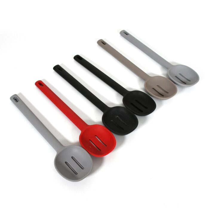 Multipurpose Silicone Spoon, Silicone Basting Spoon Non-Stick Kitchen Utensils Household Gadgets Heat-Resistant Non Stick Spoons Kitchen Cookware Items For Cooking and Baking (6 Pcs Set) - Image 5
