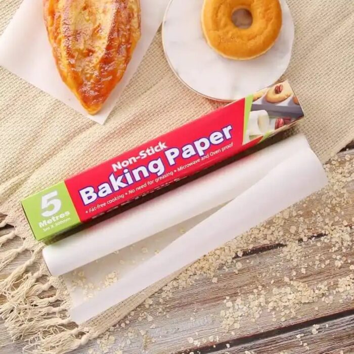 Non-Stick Parchment Paper: Easy Cleanup for Baking, Grilling & More (Microwave & Oven Safe / 5 MTR) - Image 4