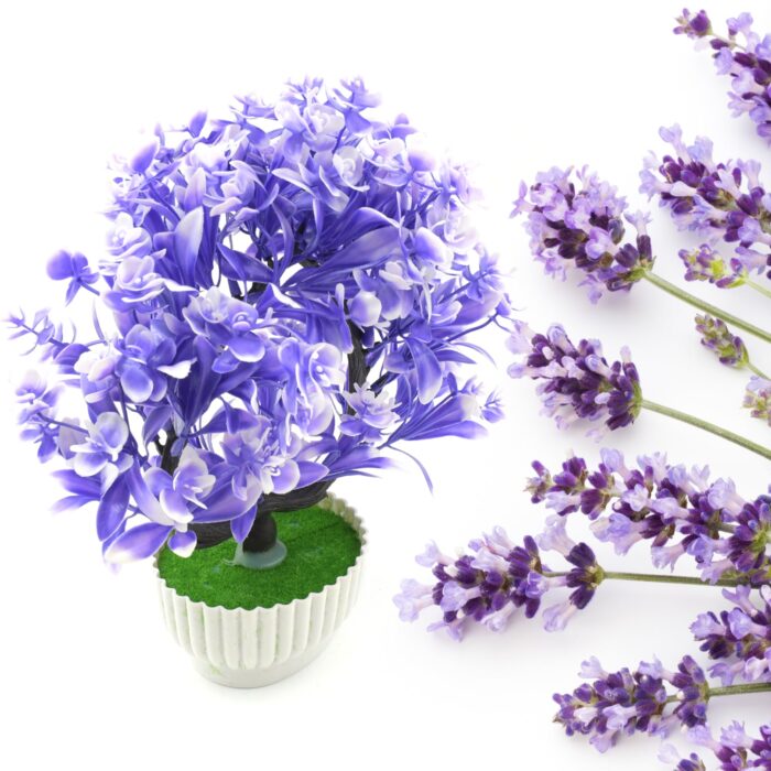 Wild Artificial Flower Plants with Cute Pot | Flower Plant for Home Office Decor | Tabletop and Desk Decoration | Artificial Flower for Balcony Indoor Decor, Plants for Living Room (1 Pc) - Image 5