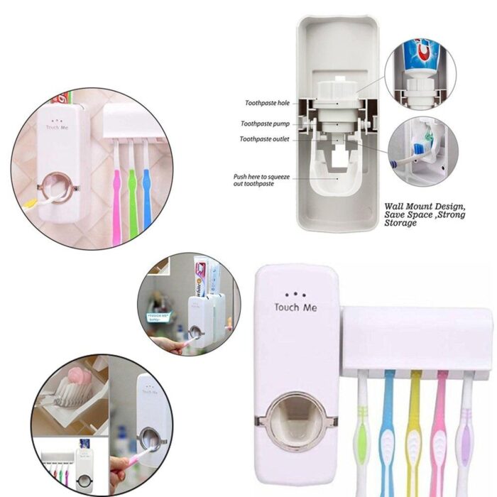 Toothpaste Dispenser & Tooth Brush Holder - Image 4