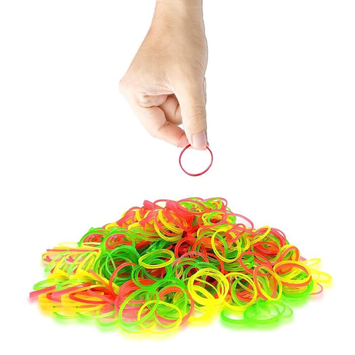 Strong & Reusable Rubber Bands: Multicolor for Office, Home & School (1.5 Inch 100 GM) - Image 4