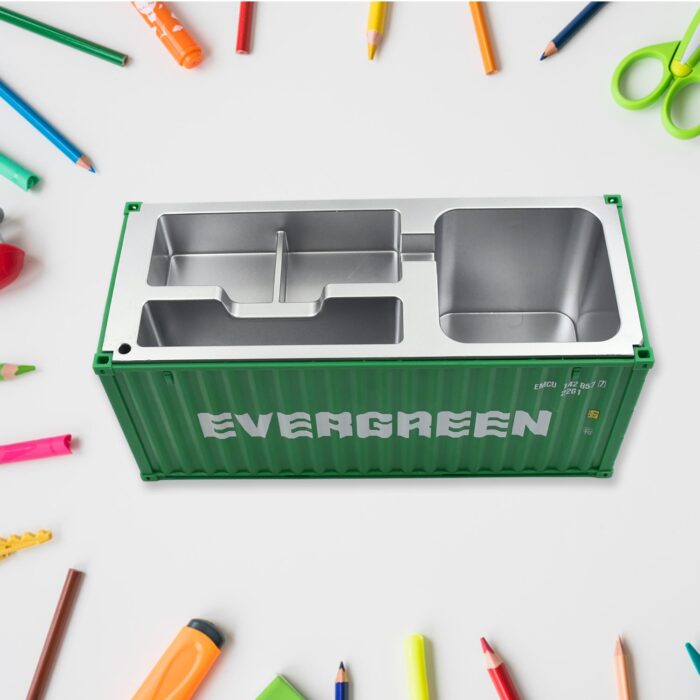 Shipping Container Pen Holder Shipping Container Model Pen Name Cardholder Simulated Container Model For Business Gift - Image 6