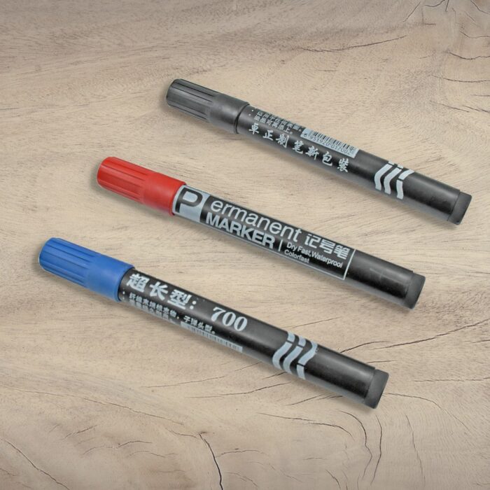 Permanent Marker Leak Proof Marker Craftworks, School Projects and Other | Suitable for Office and Home Use (Pack Of 6 Pc Multi-Color) - Image 3