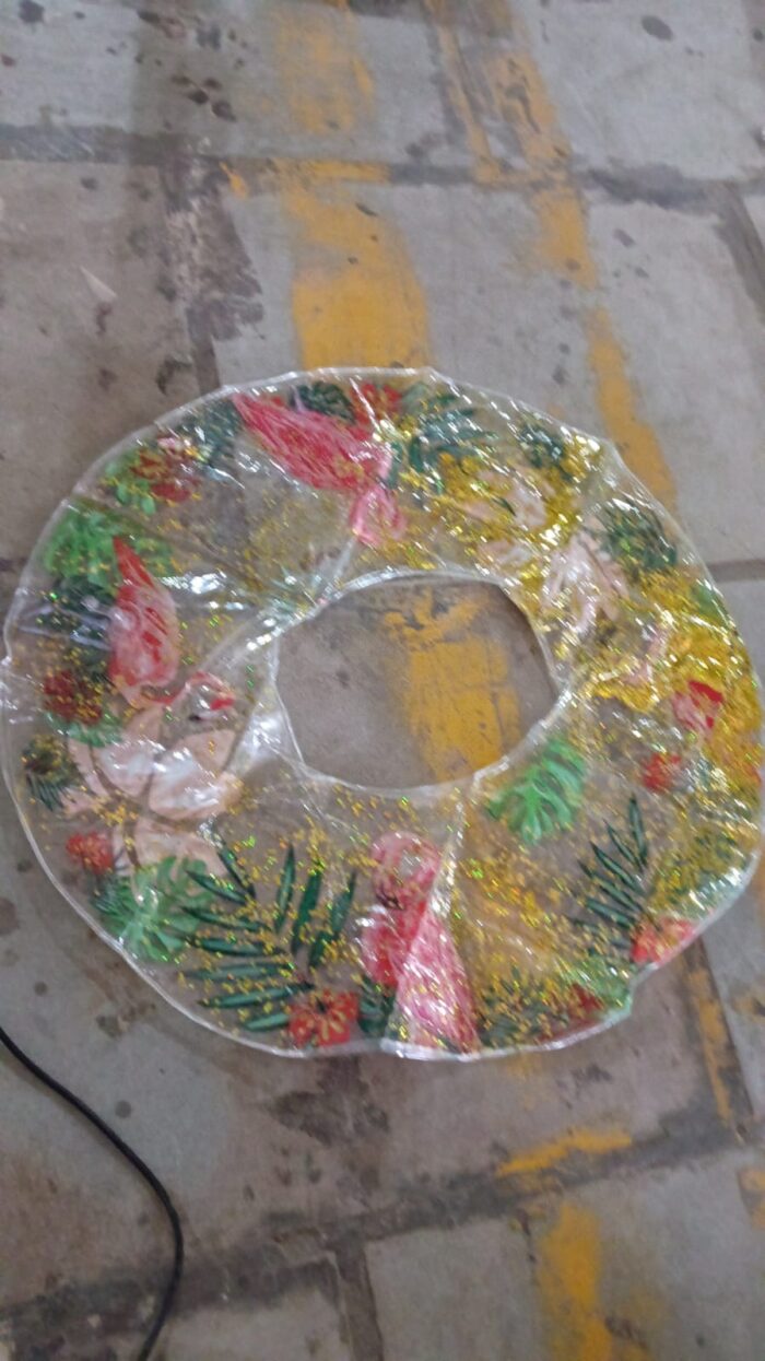 Swim Ring, For children, Conveniently Portable, Feathers, Swimming Ring, For Water Play, For Beaches, Swimming, Summer Vacation, Outdoor Swimming Beach children Pool Water Fun Toys (1 Pc) - Image 7