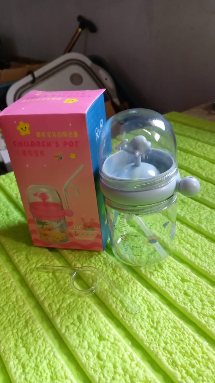 Whale Spray Sippy Cup (1 Pc): Straw, Lid, Spill-Proof, Fun Water Play - Image 8