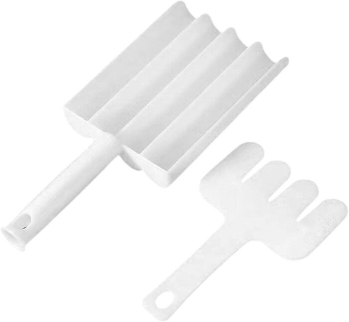 Small Multifunction Fritters Maker - Creative Fritters Scoop Multi-Function Ball Maker | Portable Maker for Making Cake Balls, Ice Cream Spoon, Doughnut, Hand Cutting Scoop(2pc Set) - Image 3
