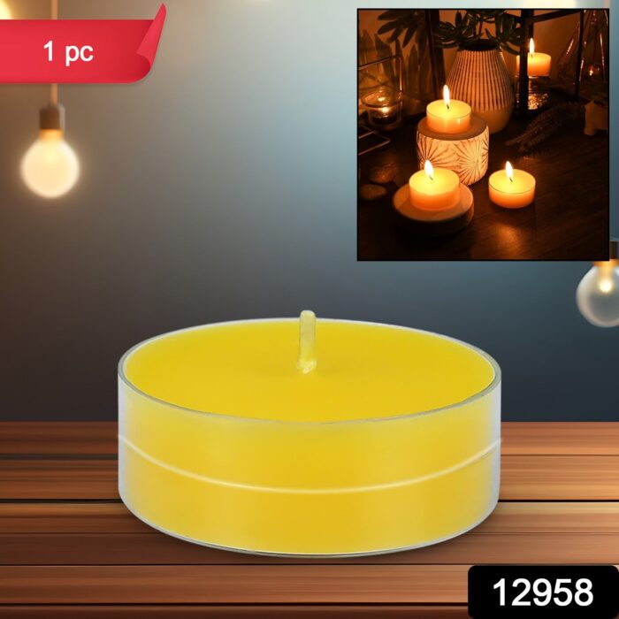 Tealight Diwali Candles for Home Decoration Smokeless Candles for Decorations Long Burning for Mood Dinners Parities Home Decoration Wedding Candle (1 Pc / Mix Color) - Image 2