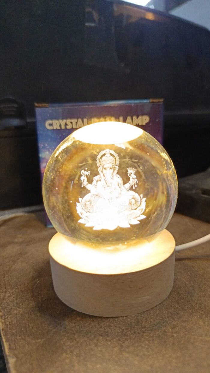 3D Crystal Ball lamps for Bedroom 3D Lamps for Home Decoration 3D Crystal Ball Night Light Gifts for Women Gifts for Men Room Decor Items for Bedroom for Friend and Family (1 Pc) - Image 6