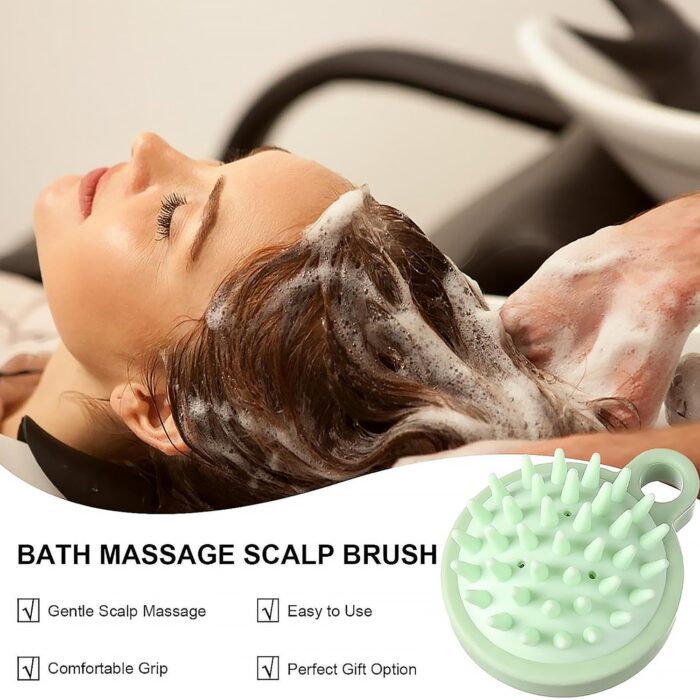 Comb Scalp Massage Brush, Hair brush, Hair Comb, Shower Brush, Bath Massage Brush, Small Portable Brush Washable Massage Comb Bath Shampoo Massages Effectively Remove Loose Short Hair - Image 5