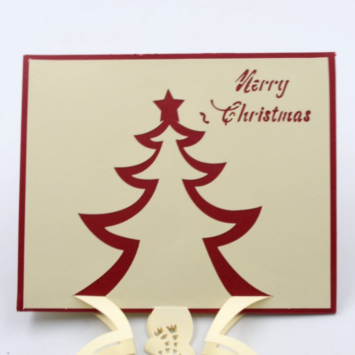 Unique 3D Pop-Up Wishing Card (Christmas): 1 Pc - Image 5