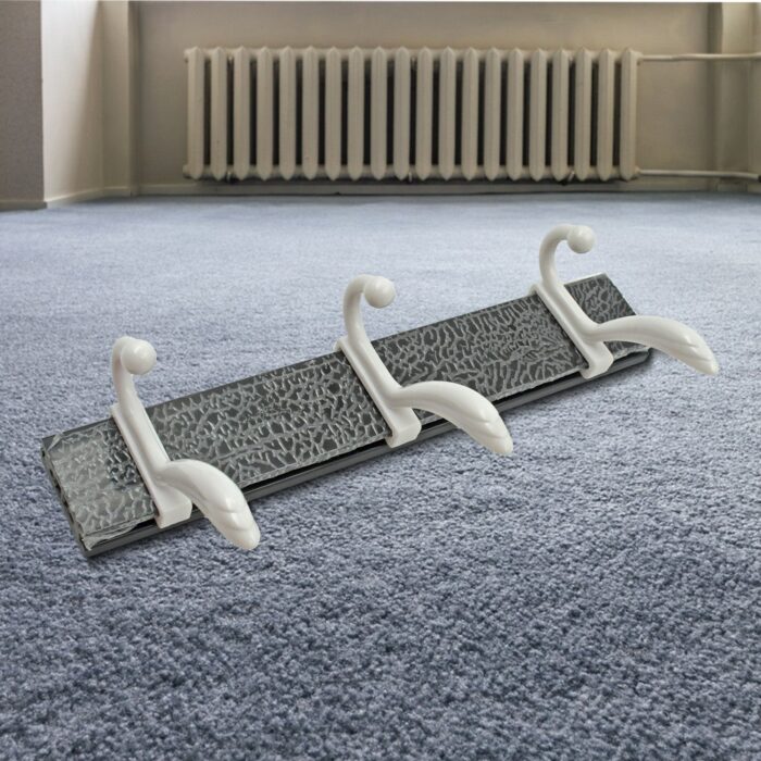 Cloth hanger, Wall Door Hooks Rail for Hanging Clothes for Hanging Hook Rack Rail, Extra Long Coat Hanger Wall Mount for Clothes, Jacket, Hats, 6 Hook - Image 5