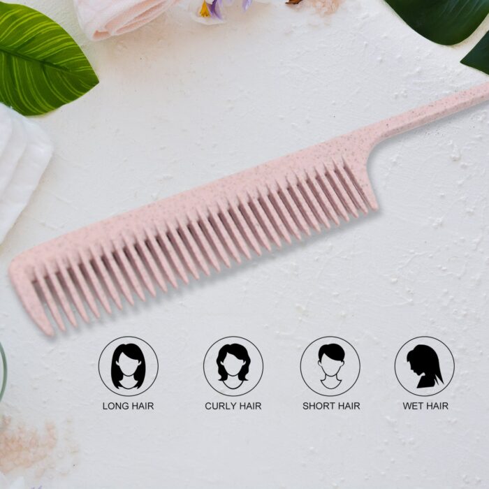 Barber Comb, Lightweight Plastic Comfortable Hair Comb Durable for Bathroom for Salon, Hair Comb Beauty Tool Use For Men & Women (1 Pc) - Image 5