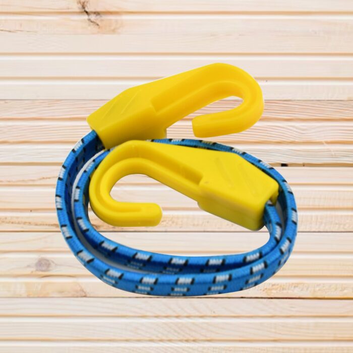 Multipurpose Ultra Flexible Bungee Rope, Luggage Strap, Bungee Cord With And Plastic J Shape Hooks (2 Pc) - Image 4