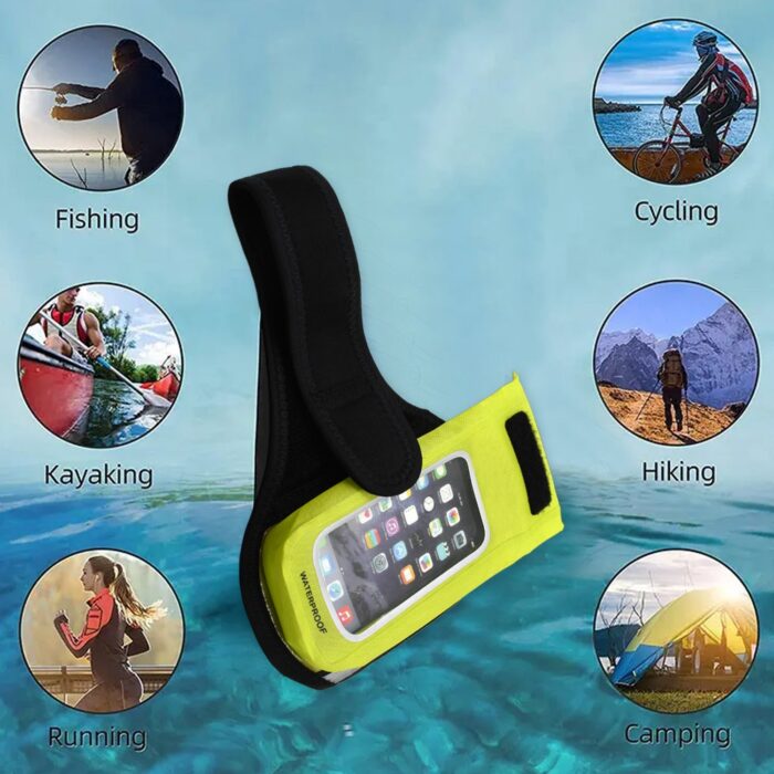 Sports Wrist Bag Running Arm Band Running Armband Phone Arm Pouch Case Cellphone Arm Band Phone Arm Case Holder Sports Phone Armbands Running Phone Holder (1 Pc) - Image 5