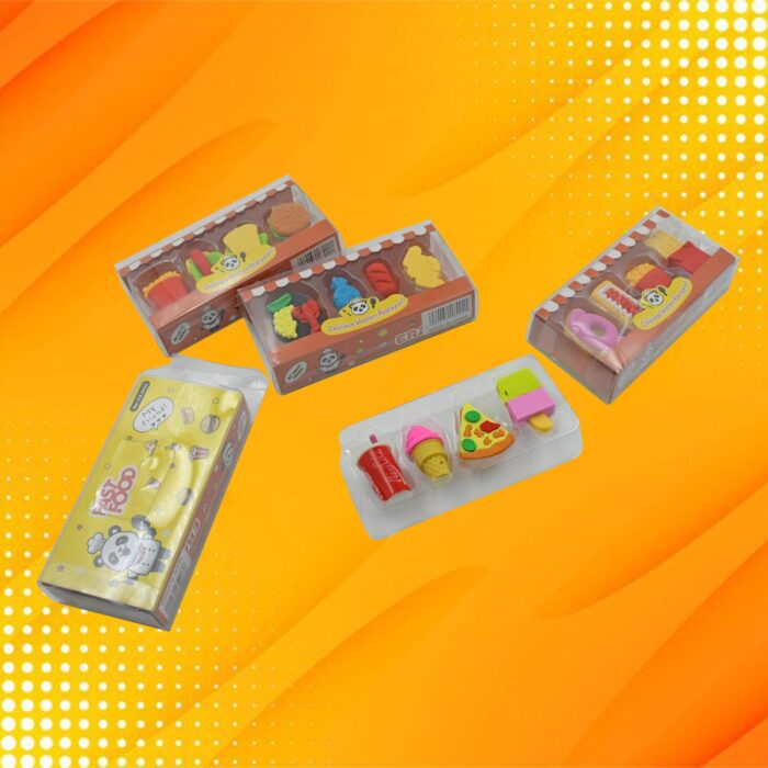 Fun Erasers for Kids! Mix & Match: Food & Drink Erasers (Set of 1) - Image 8