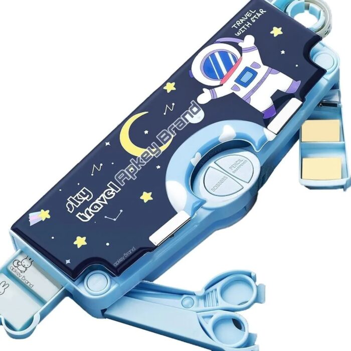 Multifunctional Pencil Box for Kids, Space Pencil Box For Boys, Kids Pencil Box for Boys & Girls, Magnetic Pencil Box for Boys, Pop up Pencil Box, Space Theme Return Gifts for Kids (Space Pencil Box) - Image 4
