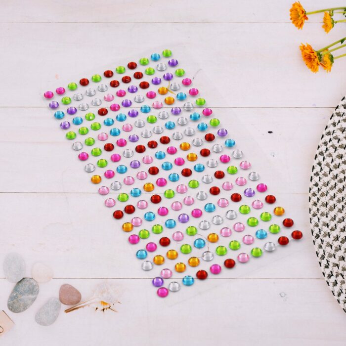 SpaceSelf Adhesive Multi Size Shaped Shining Stones Crystals Stickers For Art & Craft, Mobile Phone Decoration, Jewelery Making, School Projects, Creative Work - Image 5