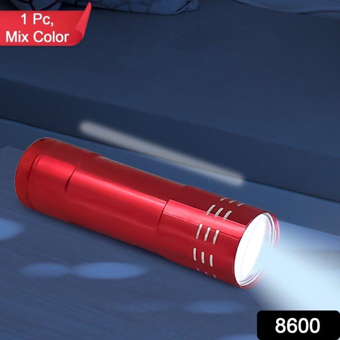 Portable Mini Torch, Super-Bright Mini 3 LED Bulb Pocket Torches - Torch Flashlight for Camping, Hiking, DIY, Travelling, Outdoors and More 3 Battery operated (Battery not included / 1 pc / Mix Color ) - Image 2
