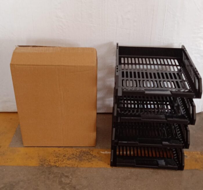 Multifunctional File Rack with Drawers: Desktop Storage for Office Supplies (4 Layers) - Image 6