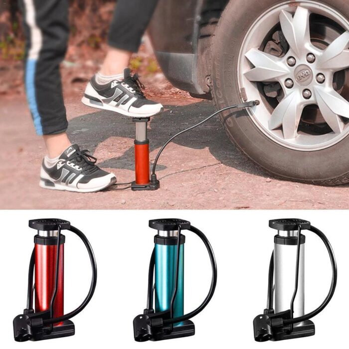 Portable Mini Foot Pump for Bicycle, Bike, and Car - Image 5