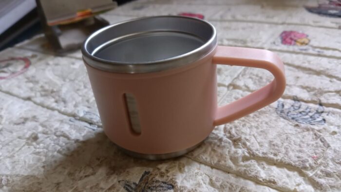 Stainless Steel Vacuum Coffee / Tea Cup, Tea Mug Hot Insulated Double Wall Stainless Steel, Coffee, and Milk Cup with Handle Easy To Carry: Coffee Cup (1 Pc) - Image 6