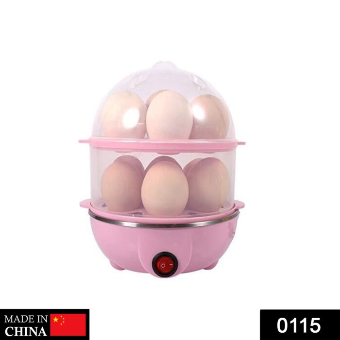 Egg Boiler / Poacher / Cooker / Electric Steamer (2 Layer) - Image 2