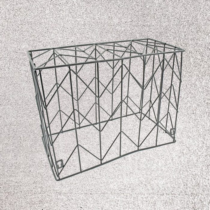 Multiourpose Metal Basket Organiser, for Office, Home or Bathroom, Organization Basket, Antique Black, Beautiful modern and stylish metal basket (1 Pc ) - Image 3