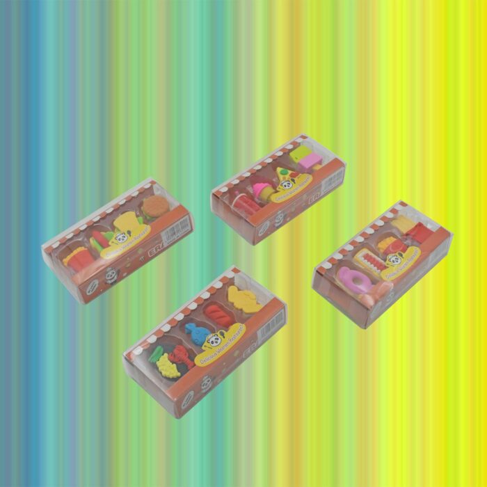 Fun Erasers for Kids! Mix & Match: Food & Drink Erasers (Set of 1) - Image 5