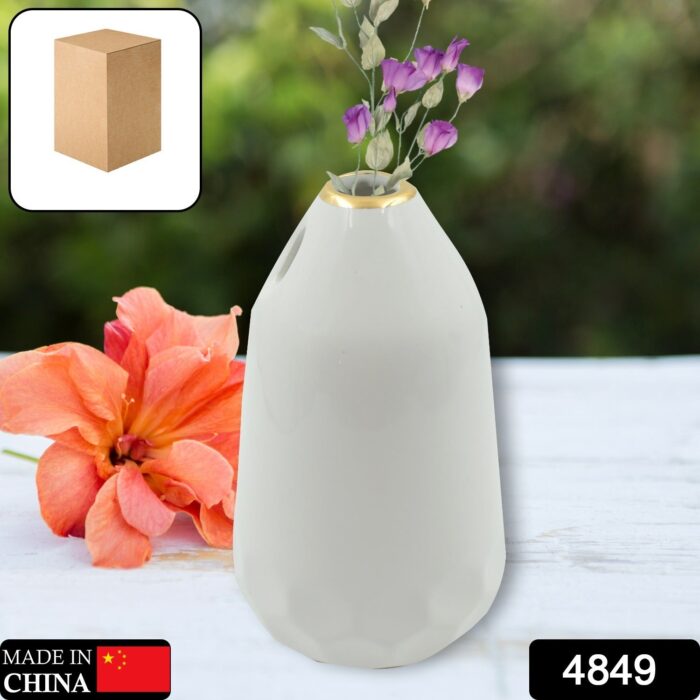 Ceramic Vase / Pot, Flower Vase Flower Arrangement Container Centerpiece Plant Vase Rustic Vase Porch Vase Decor for Shelves Decorative Vase (Without Flower / 1 pc) - Image 2