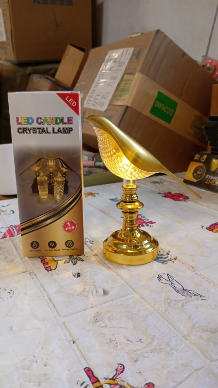 Sparrow led Table Lamp Crystal Decoration Lamp Soft Light & Energy Saving Lamp (1 Pc) - Image 8