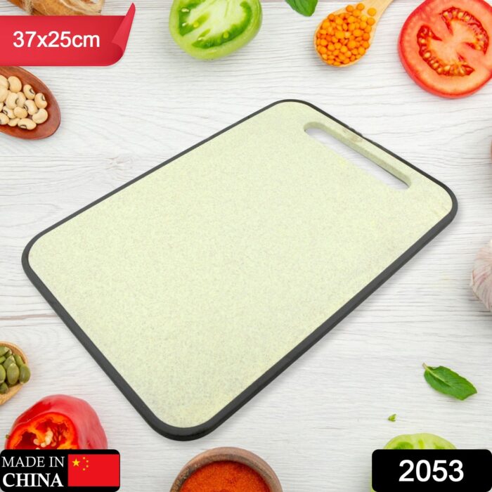 Plastic Chopping Board (Large): 37x25cm, Multipurpose Cutting Board - Image 2
