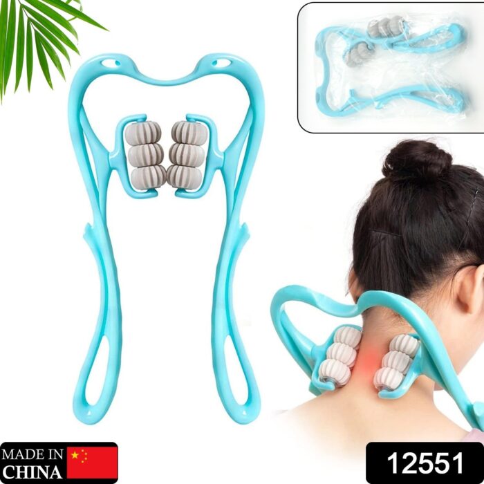 NECK SHOULDER MASSAGER, PORTABLE RELIEVING THE BACK FOR MEN RELIEVING THE WAIST WOMEN (1PC) - Image 2