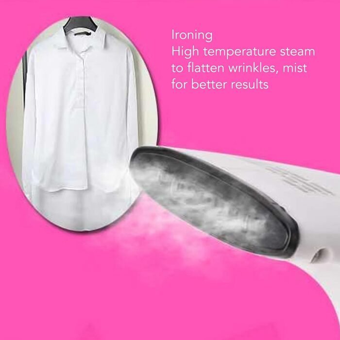 Portable Handheld Garment & Facial Steamer (1 Pc) - Image 3