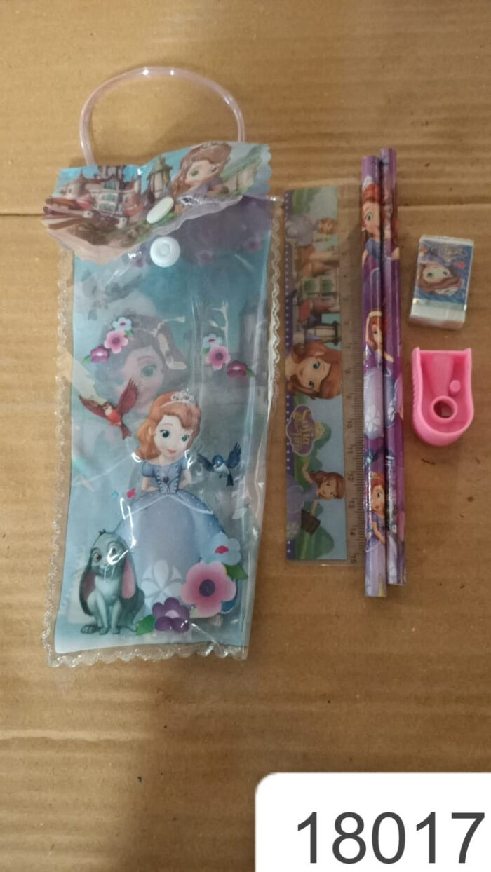 5 in 1 Mix Stationery Gift Set for Kids, Stationary Set Including 2 Pencil, Ruler, Rubber, Pencil Sharpener, School, Office Product Gift (5 Pcs Set) - Image 7