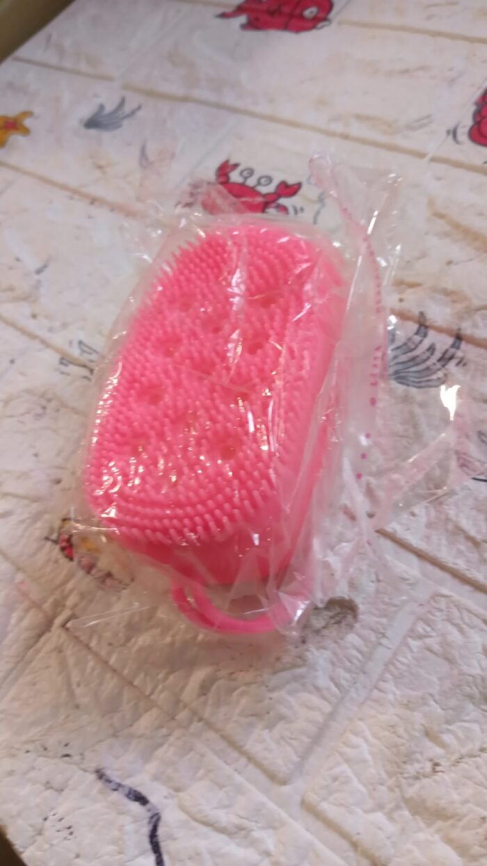 Silicone Super Soft Silicone Bath Brush Double-Sided Body Scrubber Brush for Deep Cleasing Exfoliating, Ultra-Soft Scrubber(1 pc) - Image 7