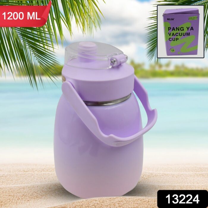 Stainless Steel Mug / Bottle Vacuum Insulated Cup With Handle (1200 ML) - Image 2