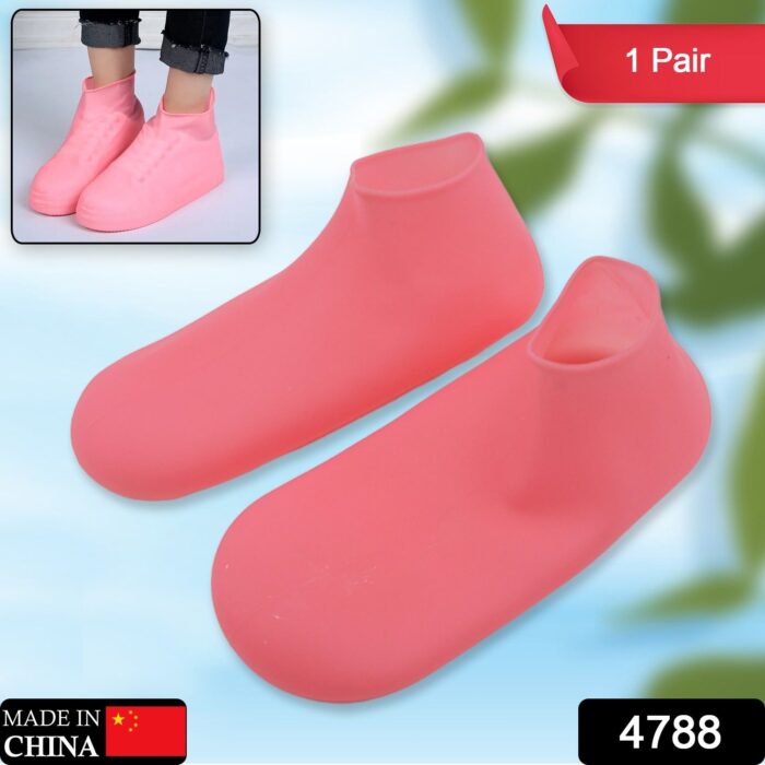 Outdoor Waterproof Non-slip silicone shoe cover |Foldable, Washable & Anti Skid, Reusable & Durable cover, Suitable For Men/Women& Kids, Perfect for Cycling/Walking/Tracking etc (1 Pair) - Image 2