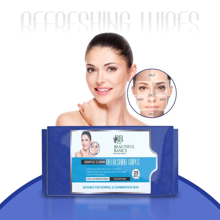 Refreshing Wet Wipes for Face | Facial Cleansing | Refreshing & Skin Hydration| Soothing for skin | pH Balance & Alcohol Free | Nourishing with Fruit extract | 25 Wipes - Image 11