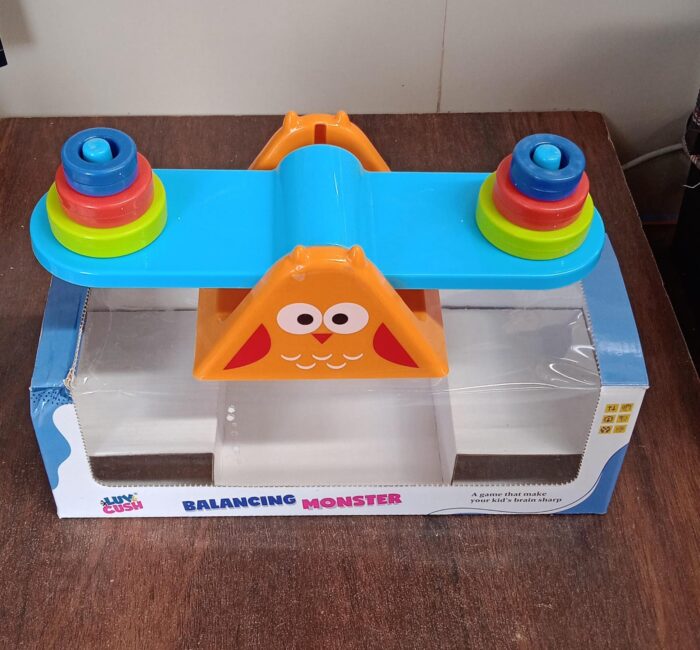 Plastic Kids Weighing Scale Toy, Child Age Group: 4-6 Yrs, Weighing Balance Toy for Colorful Weights Pre-School Learning Game | Education Puzzle Learning for Kids (1 Pc) - Image 7