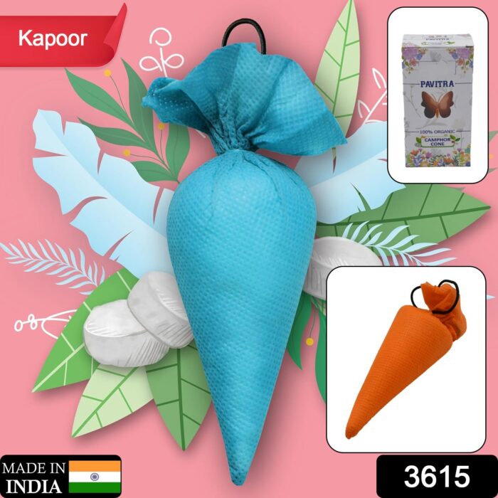 Organic Camphor Cone, Camphor Cone (Charlie) - Room, Car and Air Freshener & Mosquito Repellent (1 Pc) - Image 2